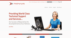 Desktop Screenshot of novusllc.com